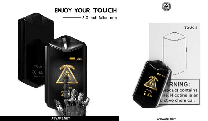 asvape touch black