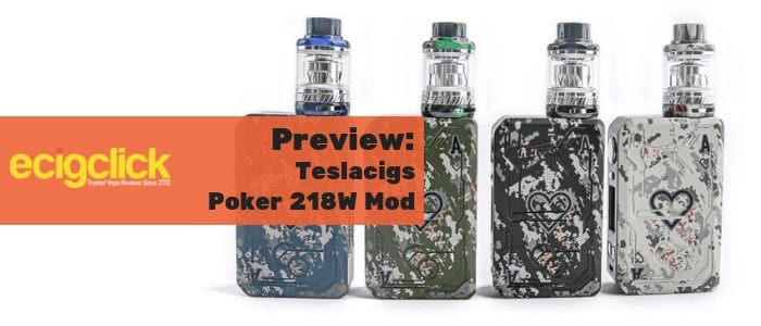 teslacigs poker 218W mod preview