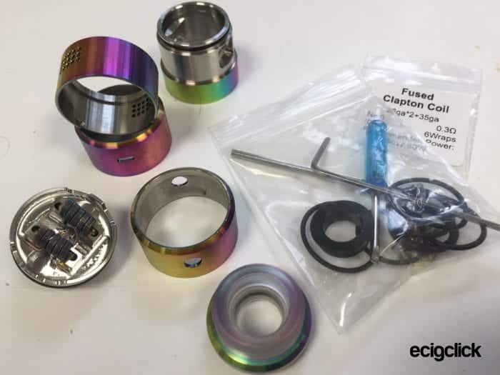 Widowmaker RDA contents broken down