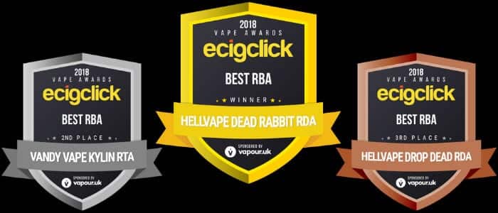 best RBA Ecigclick Awards 2018