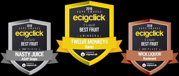 best-eliquid fruit Ecigclick Awards 2018