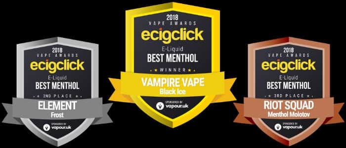 best menthol eliquid ecigclick Awards 2018