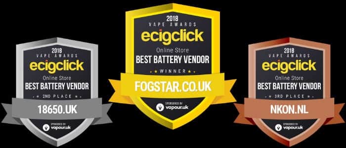 best online store vape batteries Ecigclick Awards 2018