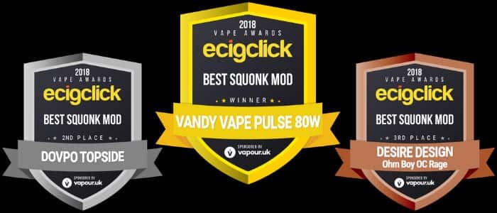 best squonk mod Ecigclick Awards 2018