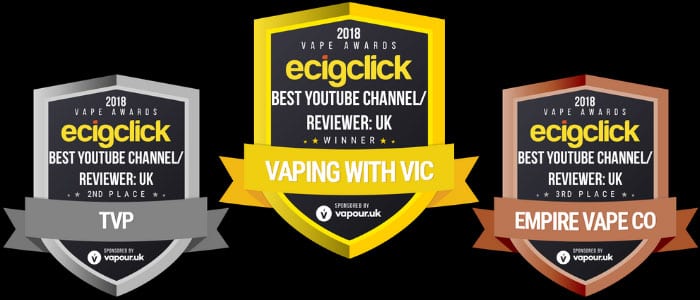 best youtube vape channel uk - Ecigclick Awards 2018
