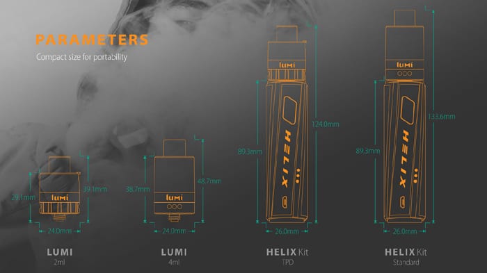 helix kit specs