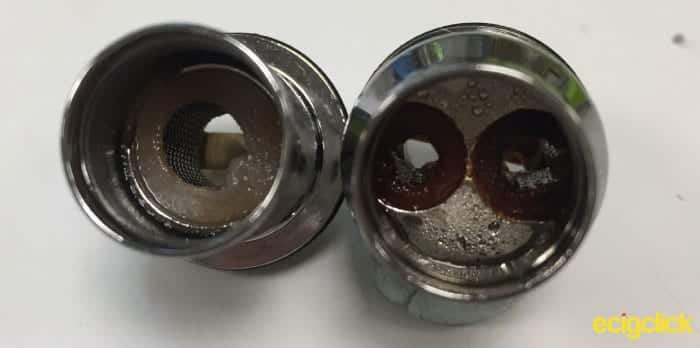 Vector tank coils after one weeks use