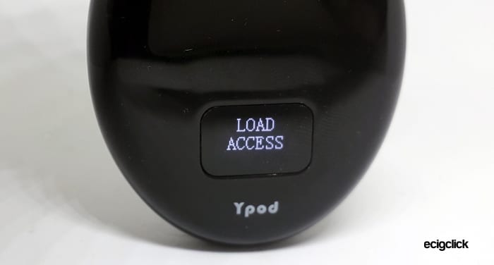 Ypod load access screen