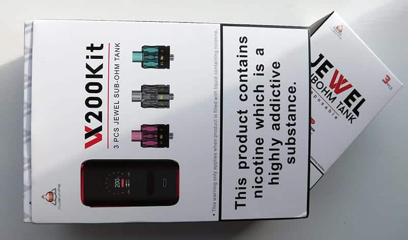 augvape vx200 kit box