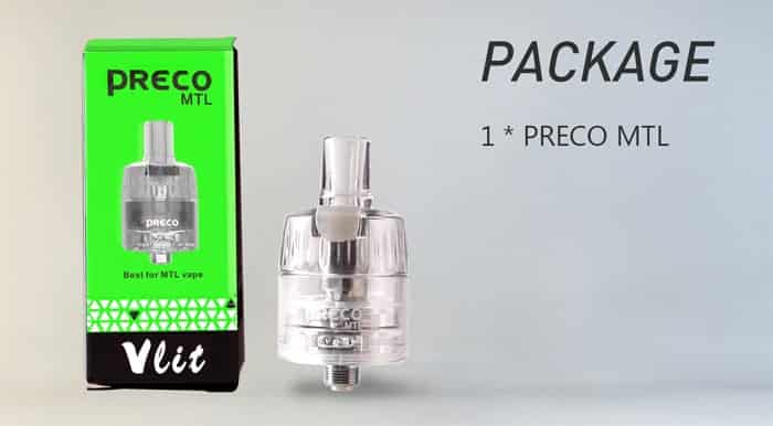 preco mtl tank contents