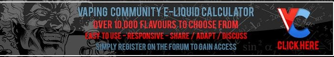 steampugs e-liquid calculator