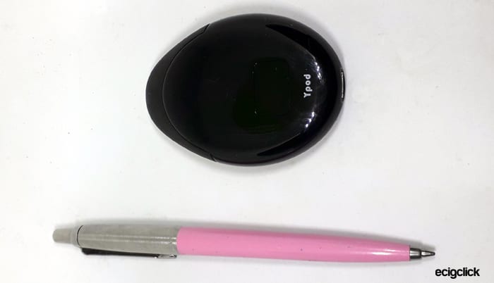 ypod size comparison with pen