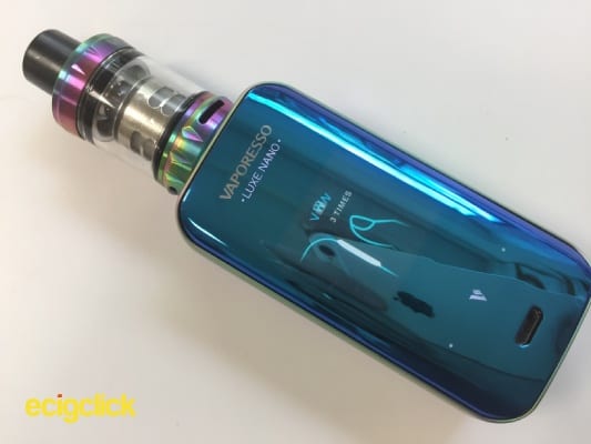 Vaporesso Luxe Nano with prompt