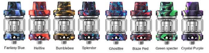 captain mesh tank colours