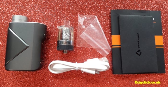 Geekvape lucid kit contents