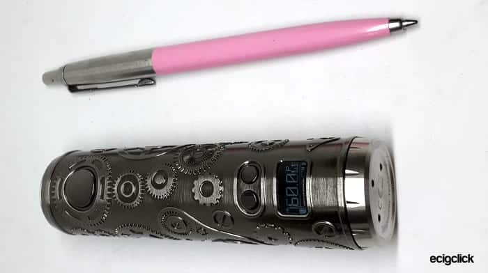 punk 86w size comparison with pen