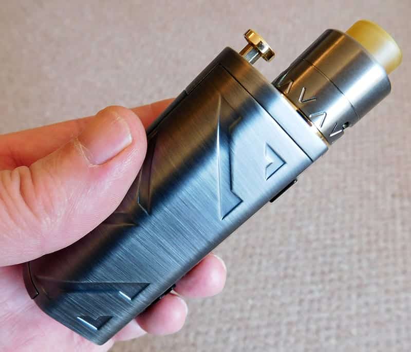 smoant battlestar squonk kit in hand