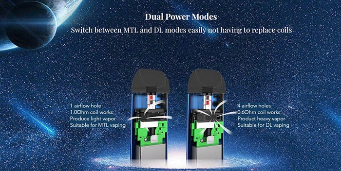 KangerTech Dual Power Modes