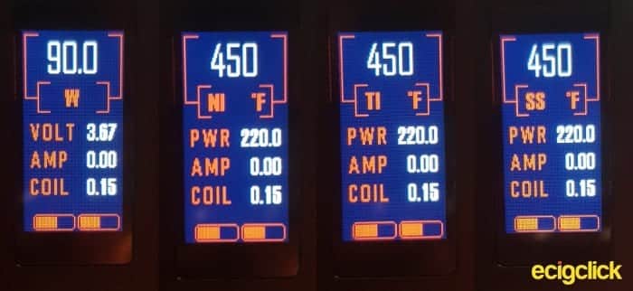 Myuz SS5 Temp control mode