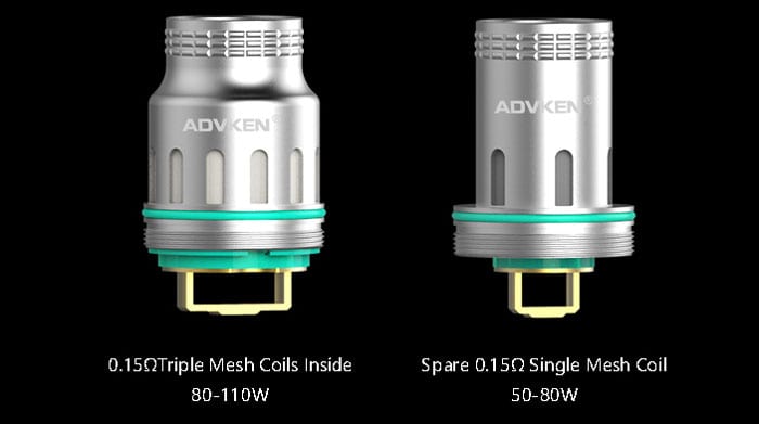 dark mesh coils