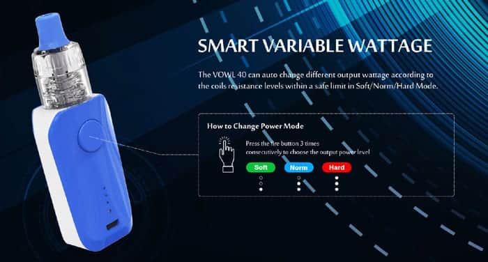 vowl 40 power modes