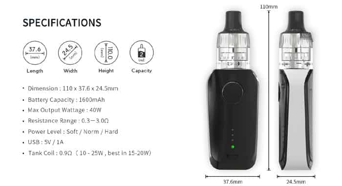 vowl 40w kit specs