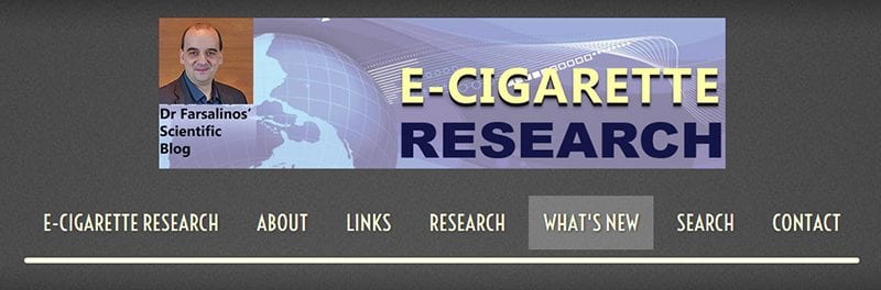 Dr Konstantinos Farsalinos M.D cinnamom vape study