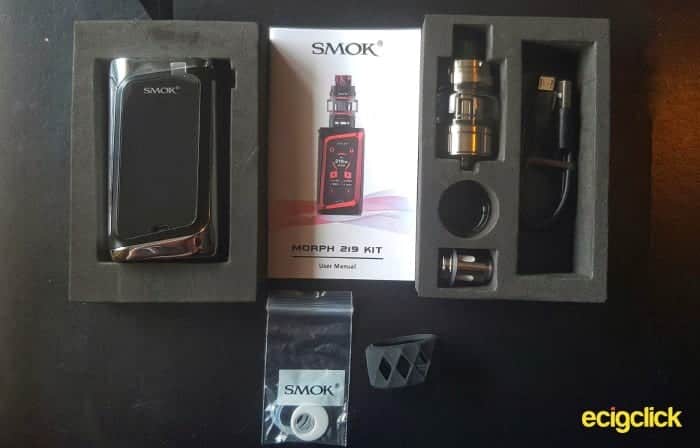 Smok Morph 219 Kit contents