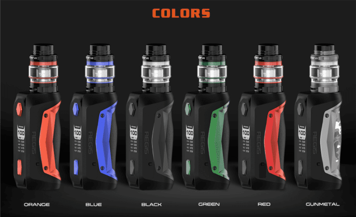 colours avaliable aegis solo kit