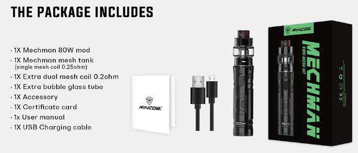 mechman 80w contents