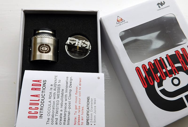 occula rda contents