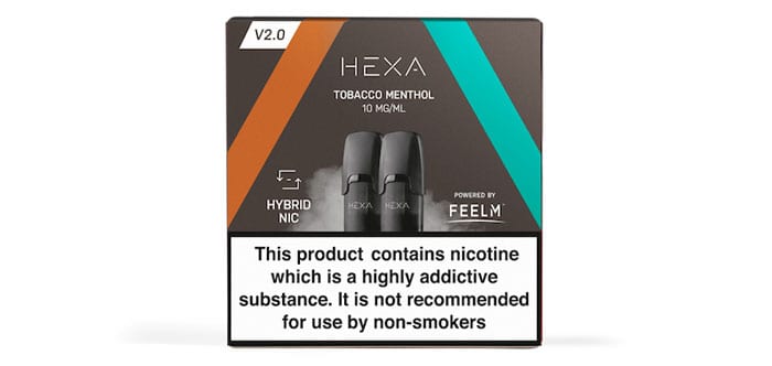 tobacco menthol hexa pods