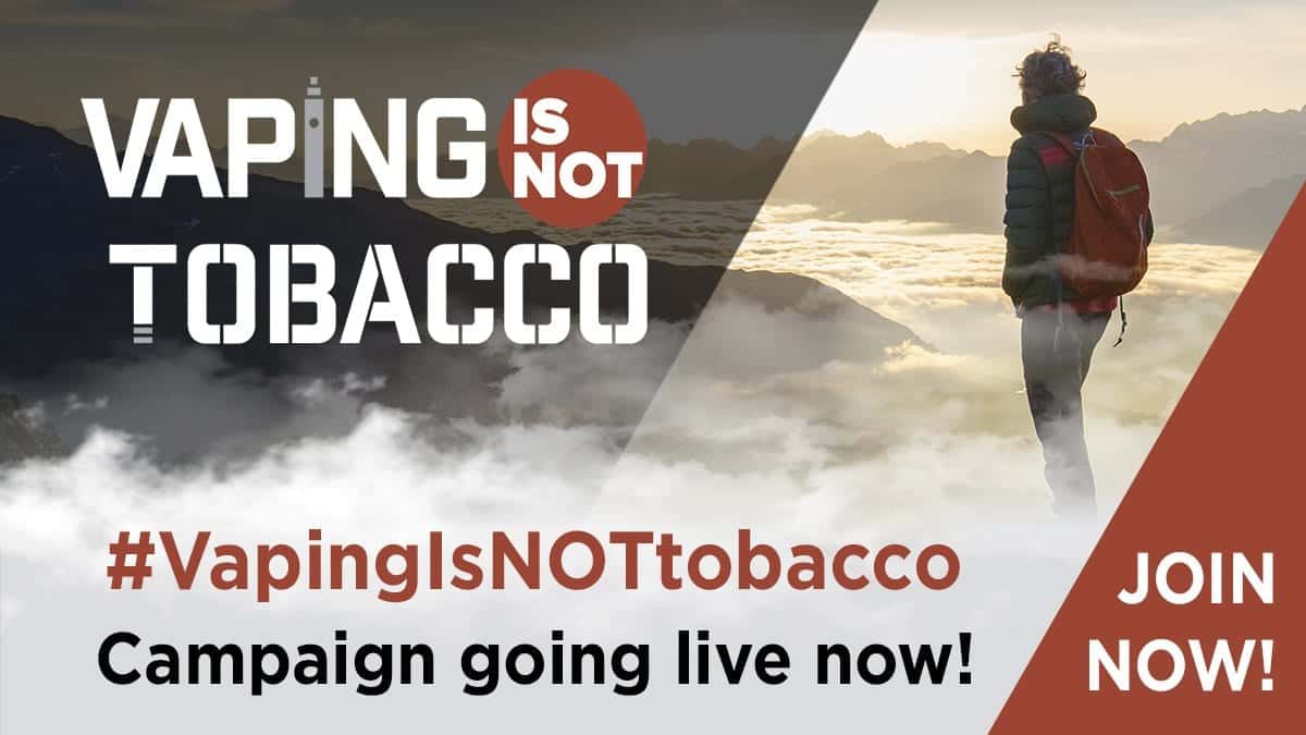 vaping is not tobacco live