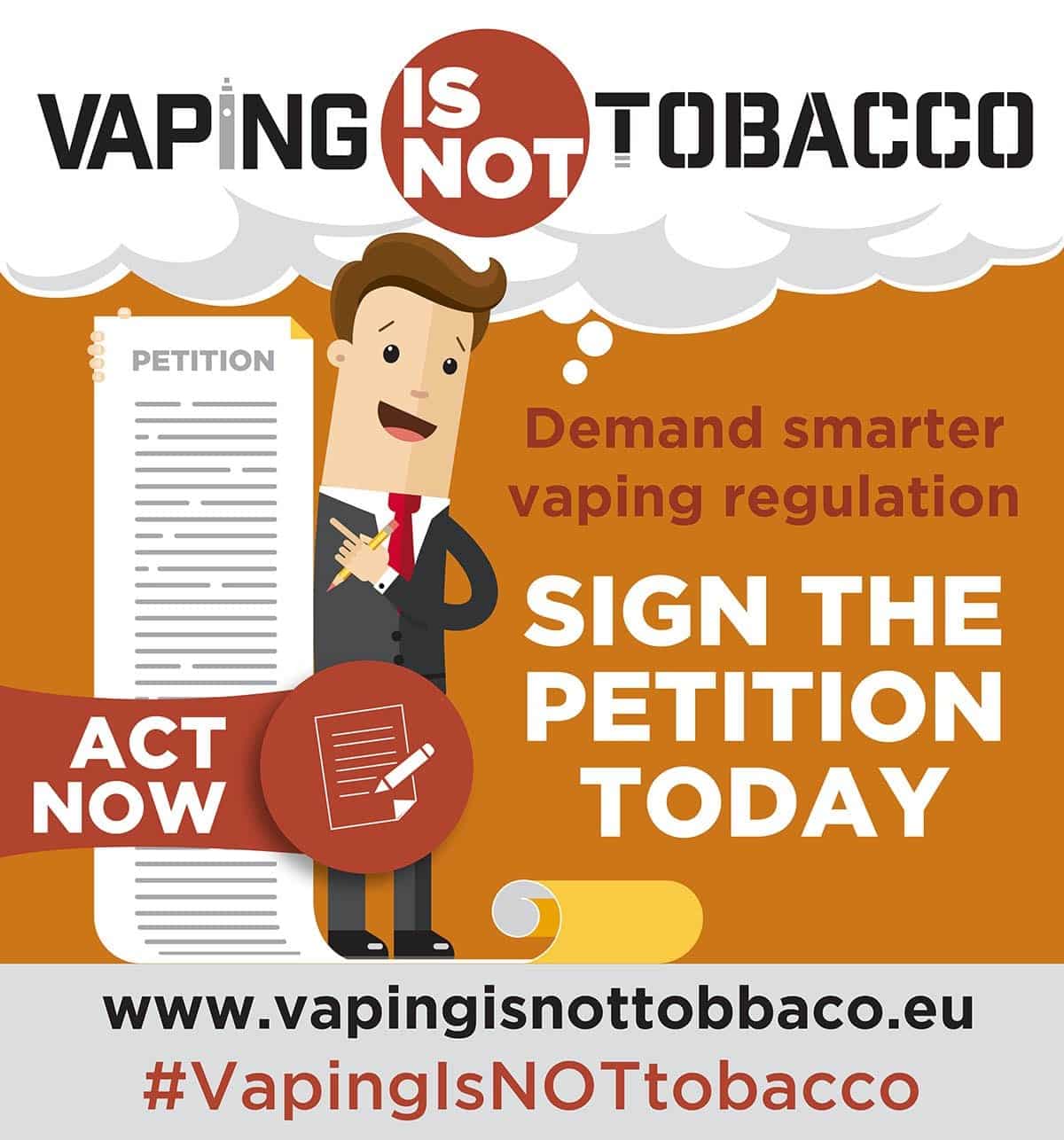 vaping is not tobacco petition