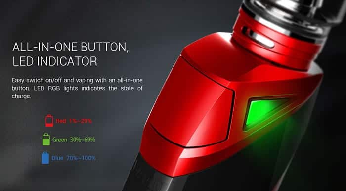 vaptio ironclad led indicators