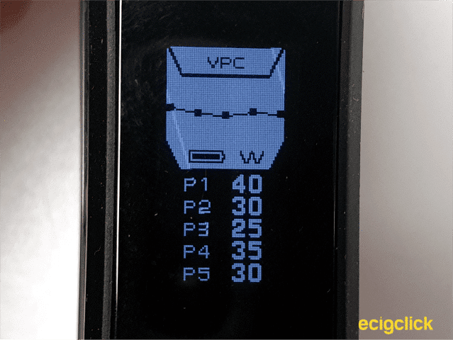 variable power curve display aegis solo mod