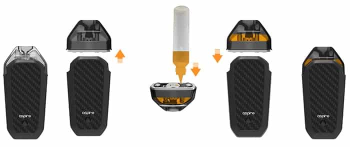 Aspire AVP pod filling