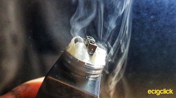 Hellvape Passage RDA firing shot