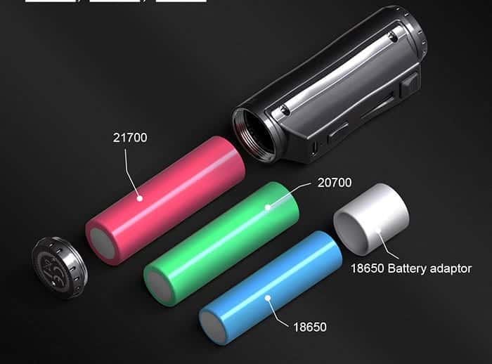 battery options for cold steel 100 mod