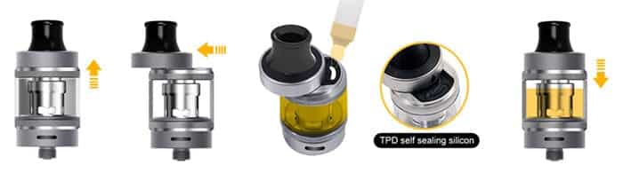 how to fill aspire tigon tank