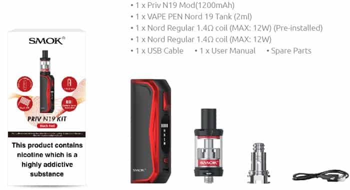 priv n19 kit contents