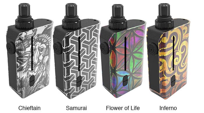 squid industries squad pod kit colours