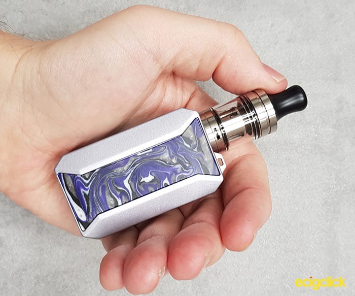 voopoo drag baby trio in hand