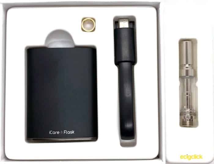 Kit contents of the iCare Flask