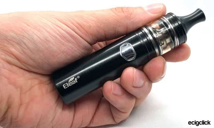 eleaf ijust mini in hand straight glass