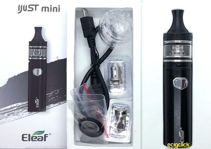 eleaf ijust mini kit contents