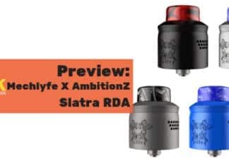 mechlyfe x ambitionz vaper slatra rda preview
