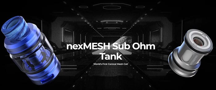 nexMESH Sub Ohm Tank Banner