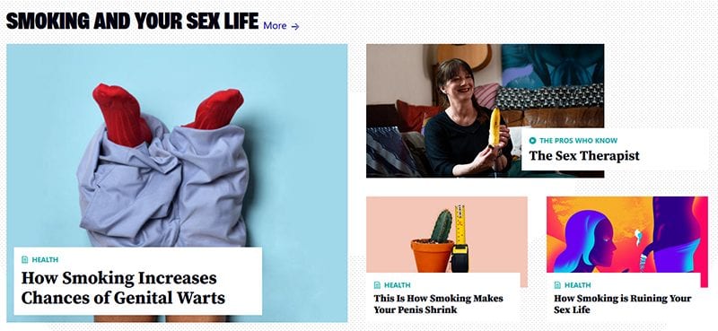 smoking and sex life