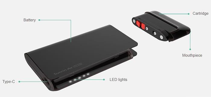 suorin air plus battery cartridge